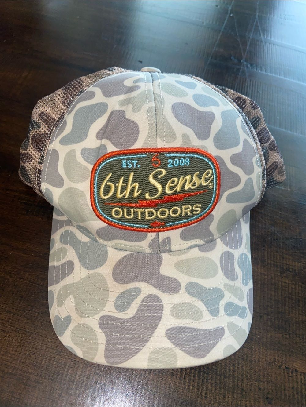6th Sense Outdoors Camo Trucker Hat OSFM